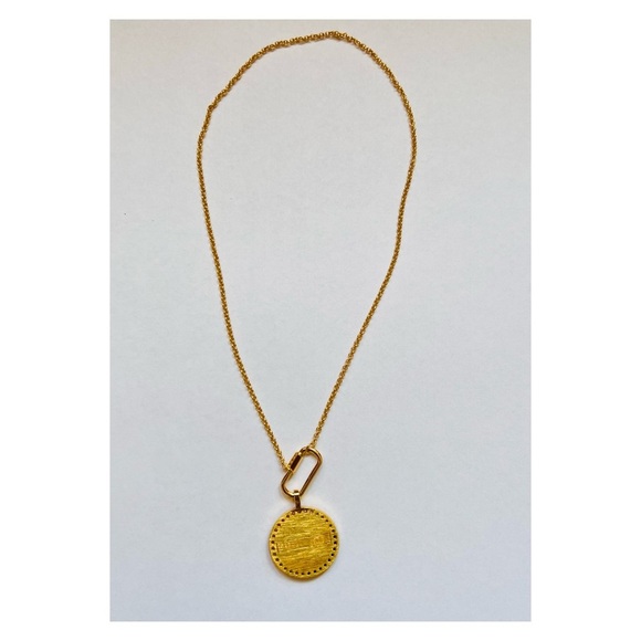 New! CELESTE STARRE Bali Moon Sun 18K Gold Plated Necklace - Picture 6 of 8